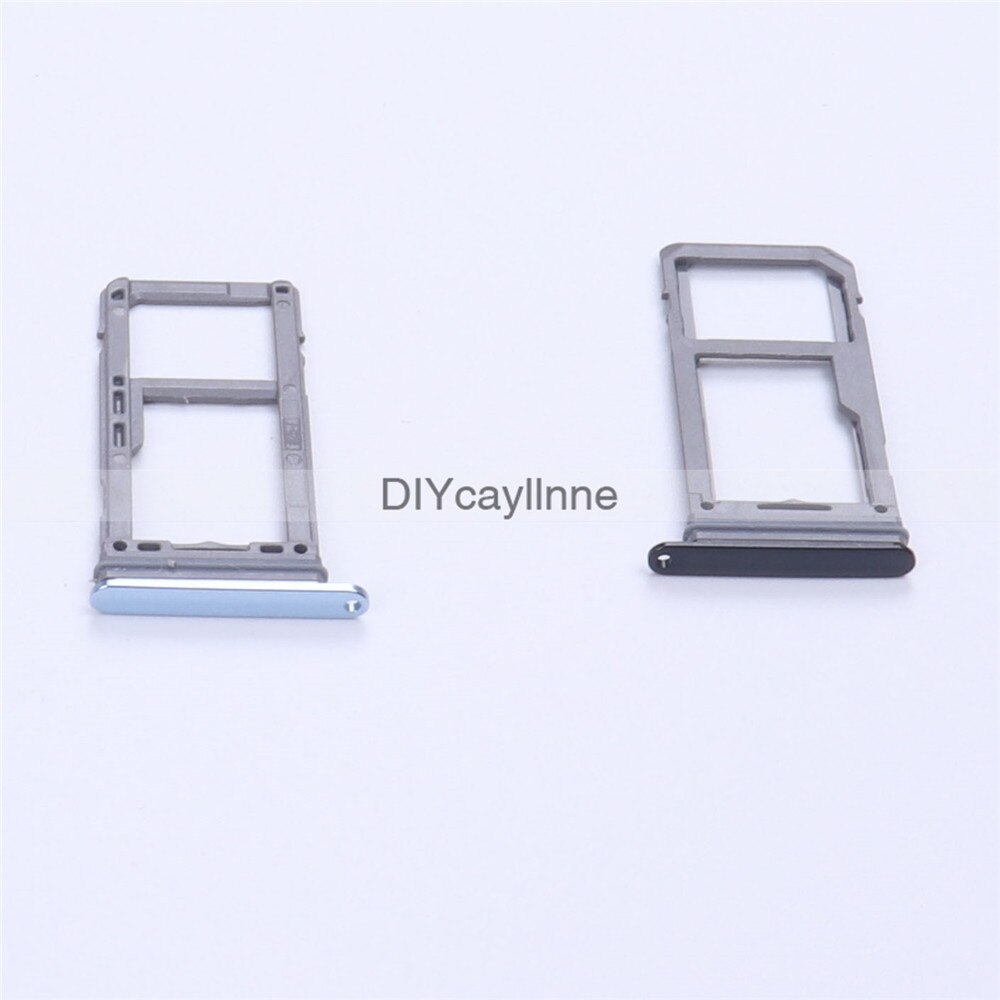 5pcs SIM Card Tray Holder for SamSung Galaxy S8 G950 G955 S9 Plus G960 G65 Singal Dual Adapter Replacement Parts