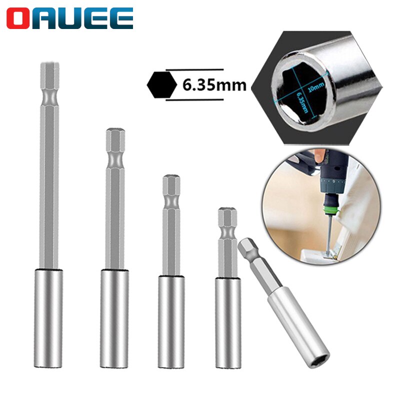 Inner hexagon batten head extension rod Extension Bit Set 1/4" Hex Rod Long Handle Shank Magnetic Screwdriver Bit Hand Tools