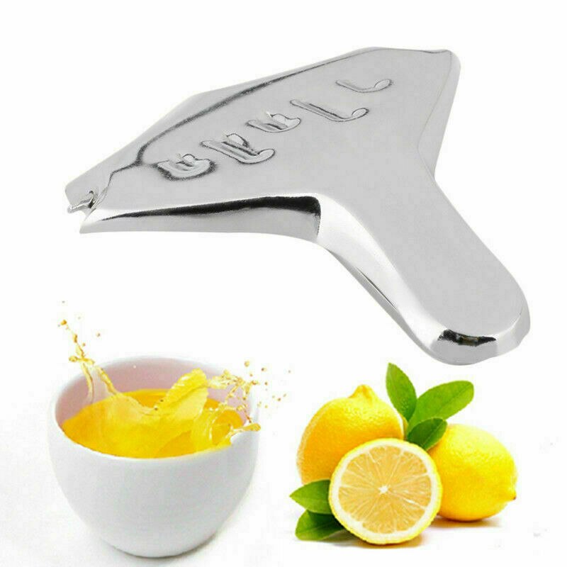 CLOVE Presse Citron Manuel Inox 100% en Acier Inoxydable 18/10, Presse Agrumes Solide Metal Anti-Rouille Poignée Ergonomique Confortable Corps Poli Miroir Facile a Nettoyer Lave-Vaisselle