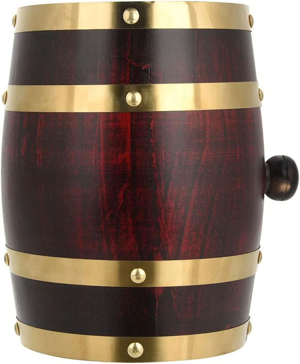 3l trætønder vintage egetræ ølbrygning værktøjer tap dispenser til romkande whisky vin bar værktøjer hjemme whisky tønde karaffel