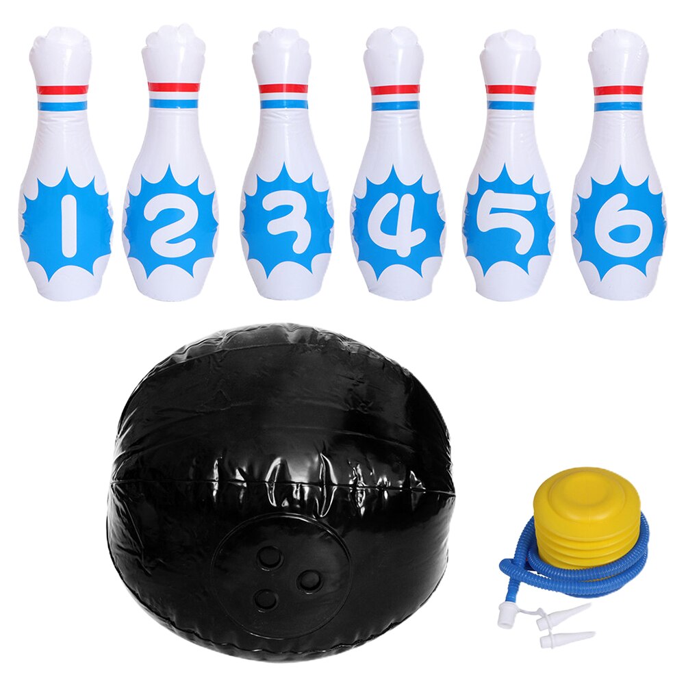 Boule de Bowling gonflable en PVC jeux de Bowling interactifs créatifs enfants jeu de boules de Bowling: Default Title