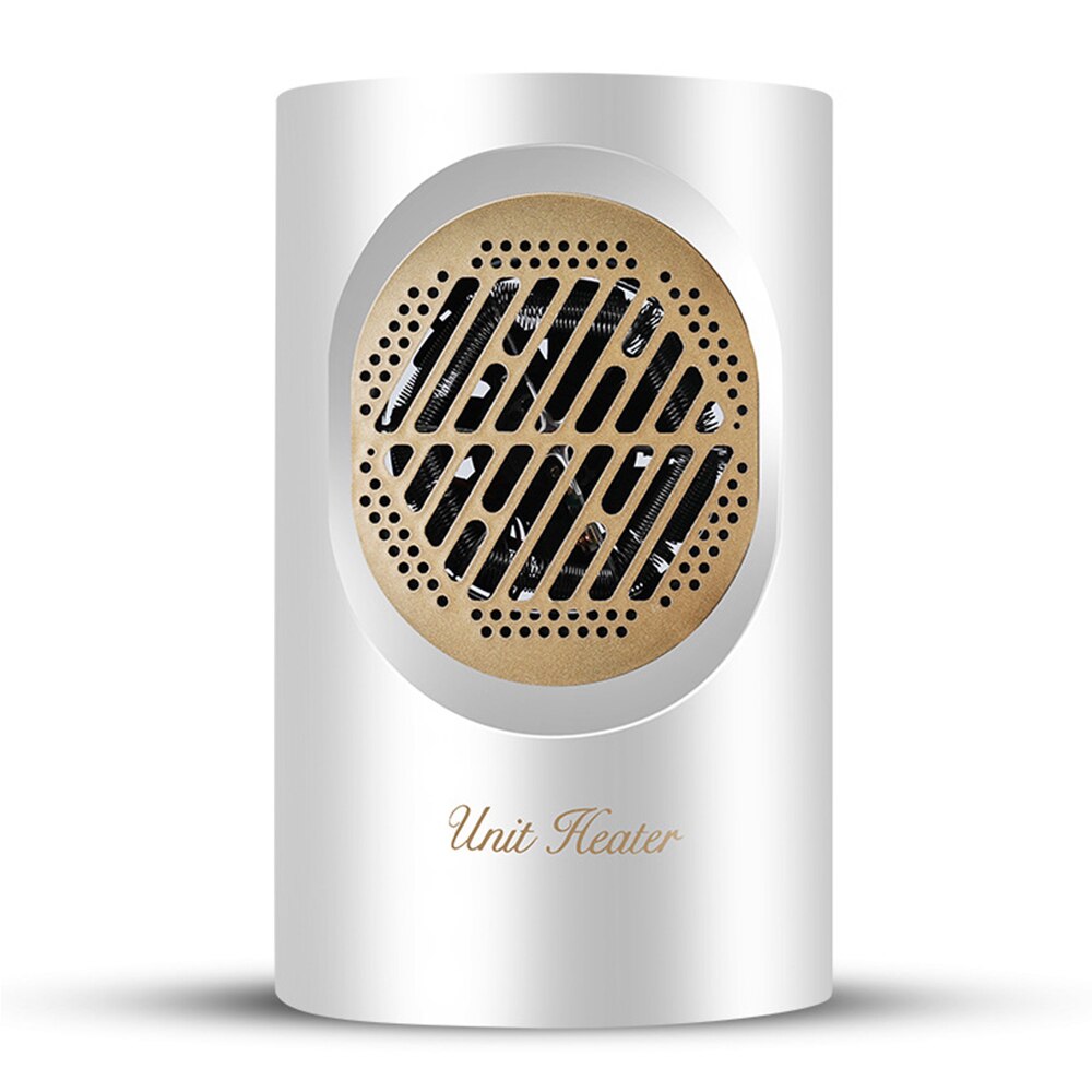 Electric Heater Fan Fast 2S Heating personal Mini Home Heater Portable Air Circulating Desktop Fan Best For Bedroom Home office: White 1 / EU