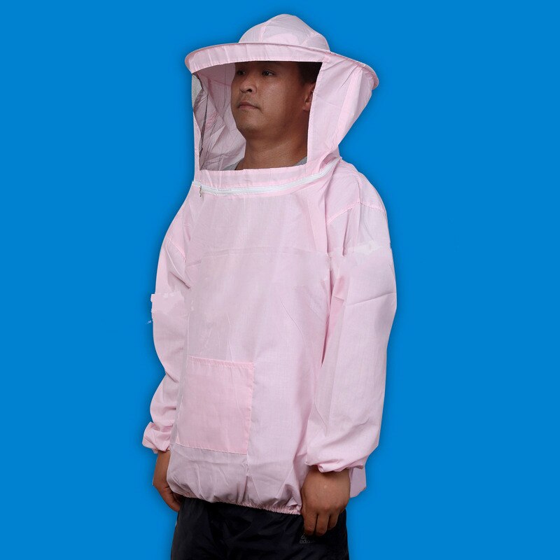 White anti bee suit anti bee suit anti bee suit anti bee coat without trousers anti bee coat camouflage anti bee coat 100%: Roze