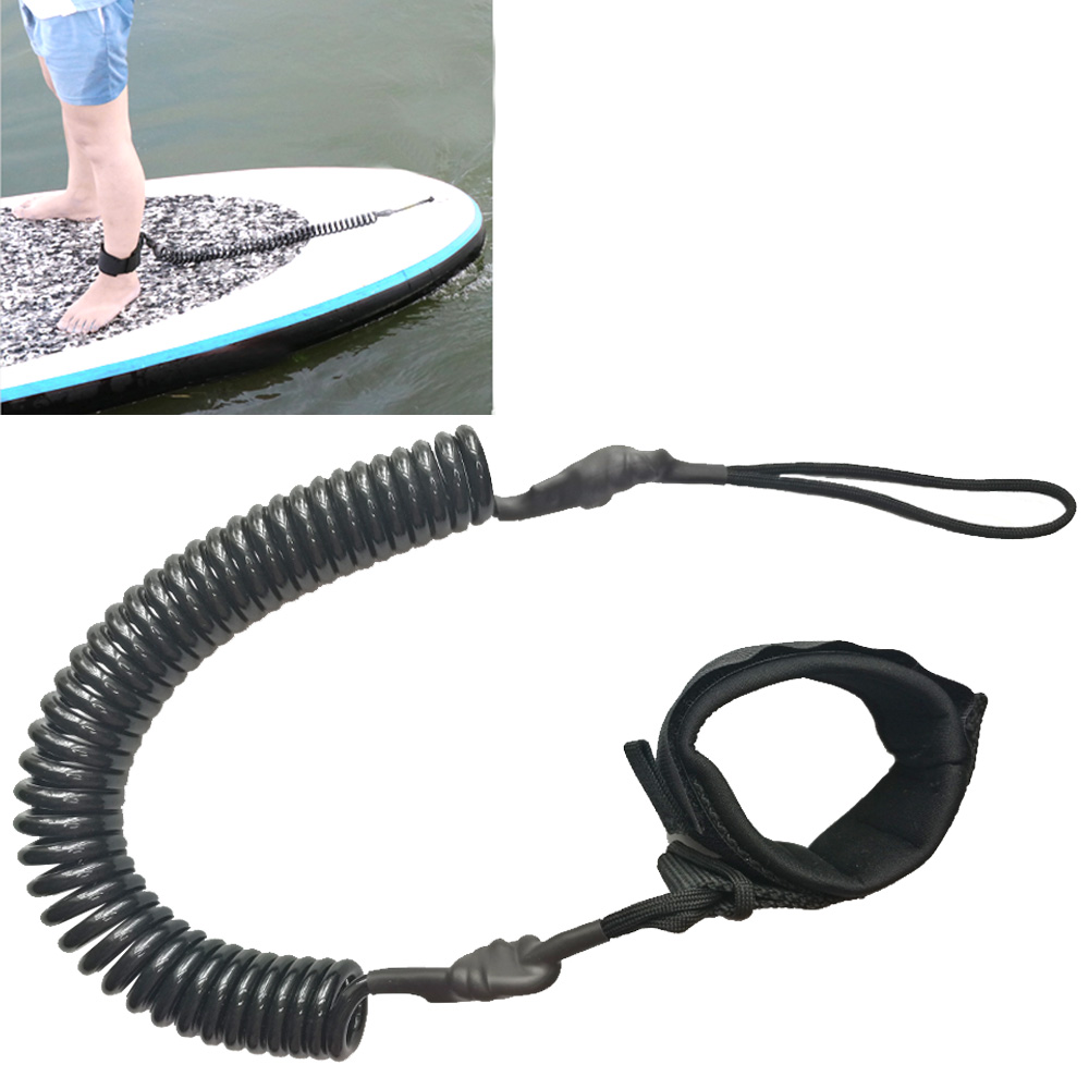 Correa para tabla de Surf en espiral, 10FT, tabla de Surf, tabla de Paddle, tabla de Paddle, SUP, correa de cordón