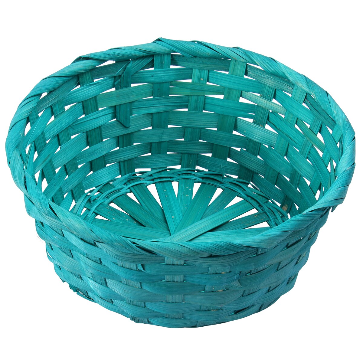 Snacks Basket Bamboo Woven Basket Easter Prop Oval Basket Exquisite Durable 1Pc Eggs Basket: Green