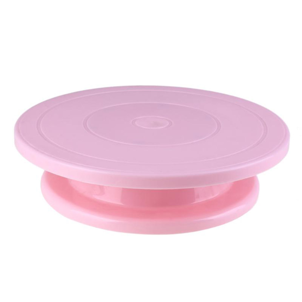 28Cm Plastic Taart Draaitafel Roterende Anti-Slip Taart Decoreren Draaitafel Taart Draaitafel Ronde Cake Stand Keuken Bakken gereedschap: 2