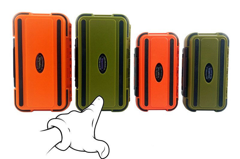 Fishing Tackle Box Waterproof Fishing Gear Accessories Bait Lure Hooks Storage Boxes Fishing Tackle Box Large 12/24/30 Grid: L Green B B Type