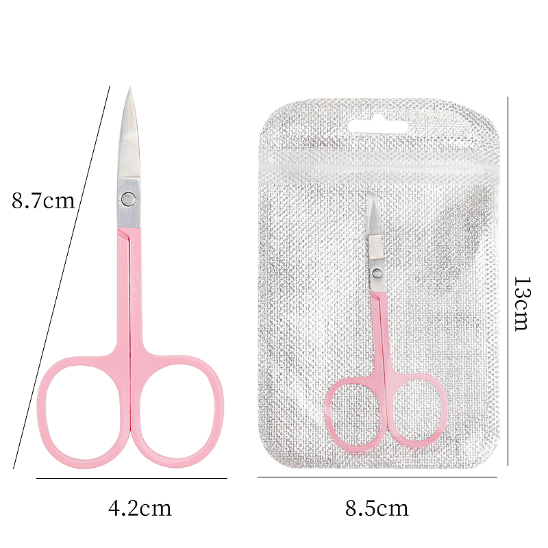 1Pc Wenkbrauw Schaar Make Wimper Trimmer Gezichtshaar Remover Manicure Nail Cuticle Schaar Beauty Tools