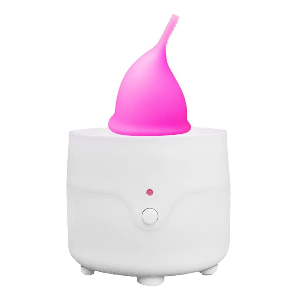 Menstrual Cup Steamer Sterilizer Cleaner,Menstrual Cup Cleaner for All Menstruation Cups, One Button Control