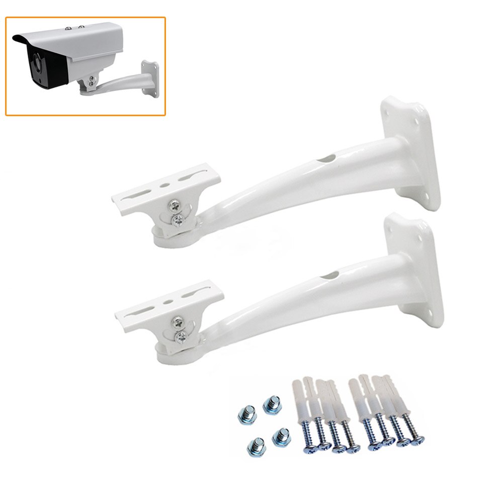 Universal wall-mounted metal monitor bracket, camera mounting bracket CCTV monitor mounting bracket (2pack): 4packs