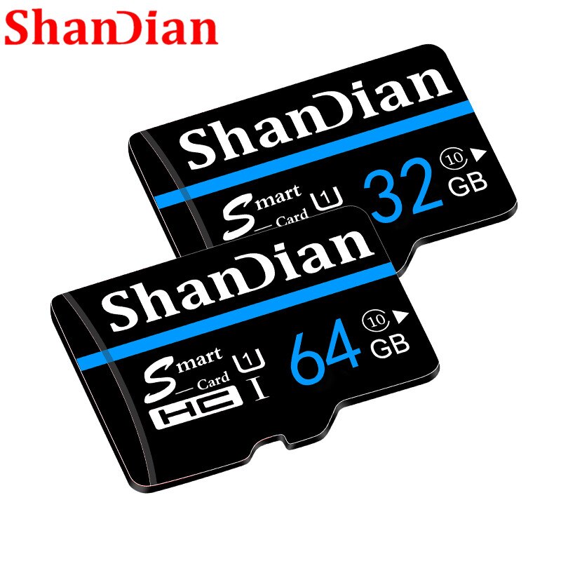 SHANDIAN Micro SD Card Memory Card 32GB cartao de memoria Class 10 64GB carte memory 16gb 8GB TF Card 16GB