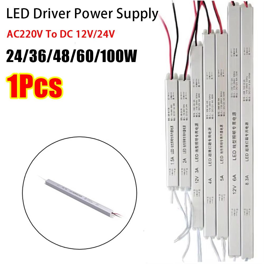 LED Driver Power Supply Lighting Transformer Switching LED Driver AC220V To DC 12V/24V Board Power Part For LED Light Strip Lamp