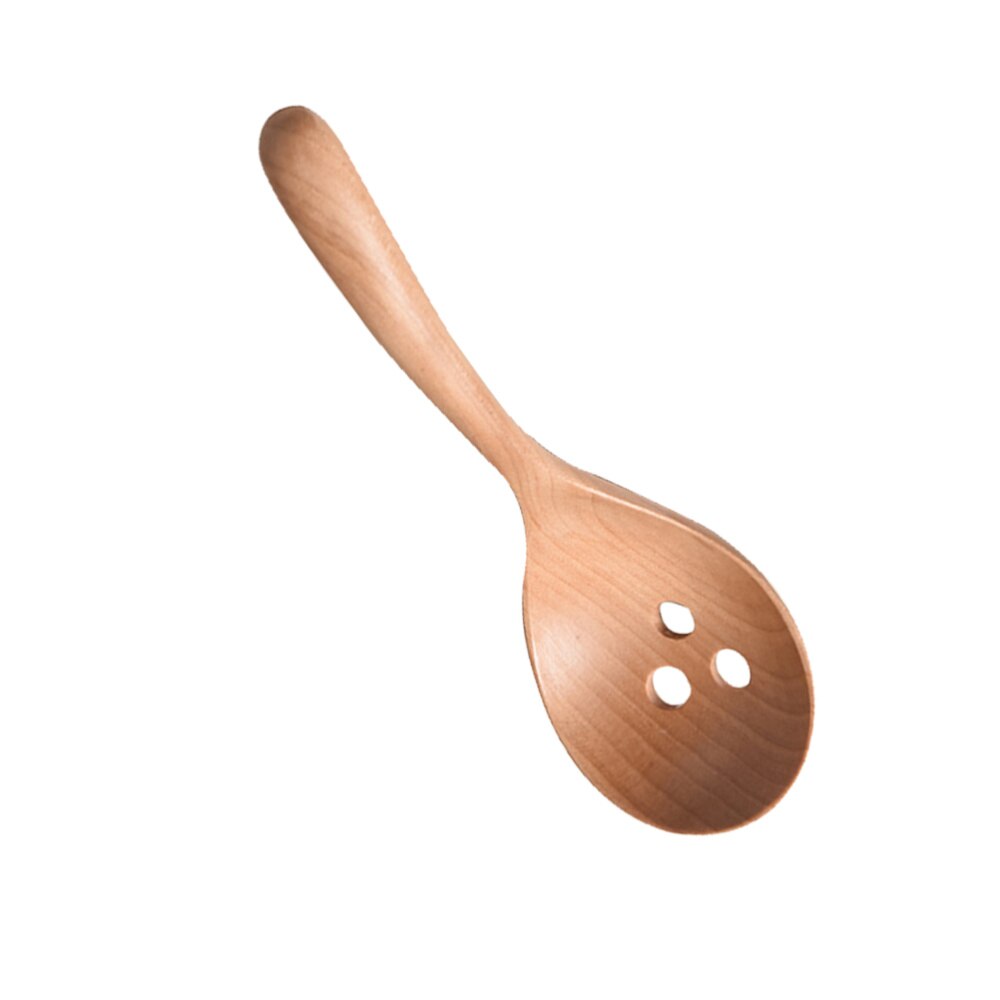Lot De 2 Cuillères à Soupe En Bois 15,5 Cm - Cuillères Ramen Japonaises, Ustensiles Cuisine Style Japonais