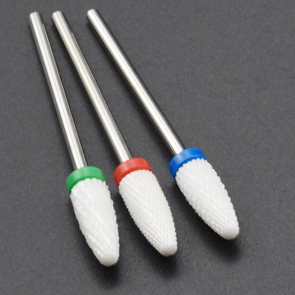 Fraise à ongles pour manucure, mèches en céramique, accessoires pour Machine de manucure, lime rotative électrique, pour Nail-Art