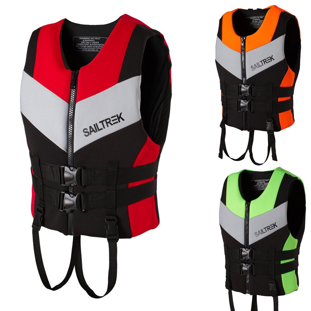 Men Women's Life Jacket Impact Safety Life Vest Buoyancy for Swimming Water Ski Wakeboard Fishing Boating Kayak