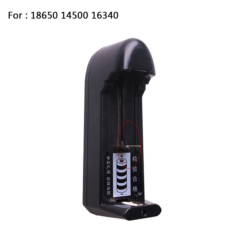 Batterilader belysningstilbehør lader  z20 litium til 16340/14500/18650 universell enkelt ccc, fcc, ce litwod: 1