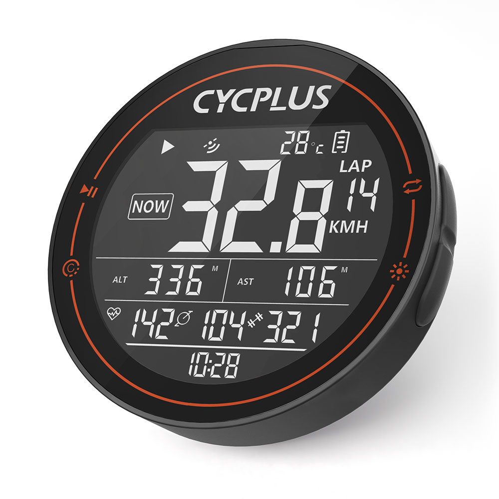 Cycplus Draadloze Fiets Computer Gps Snelheidsmeter Bt Ant + Fietsen Computer Waterdicht Met Cadanssensor Hartslagmeter