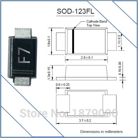 SMF11A SMF11CA SMF12A SMF12CA SMF13A SMF13CA 200W 11V 12V 13V SOD-123FL SMF ESD Protection TVS diode