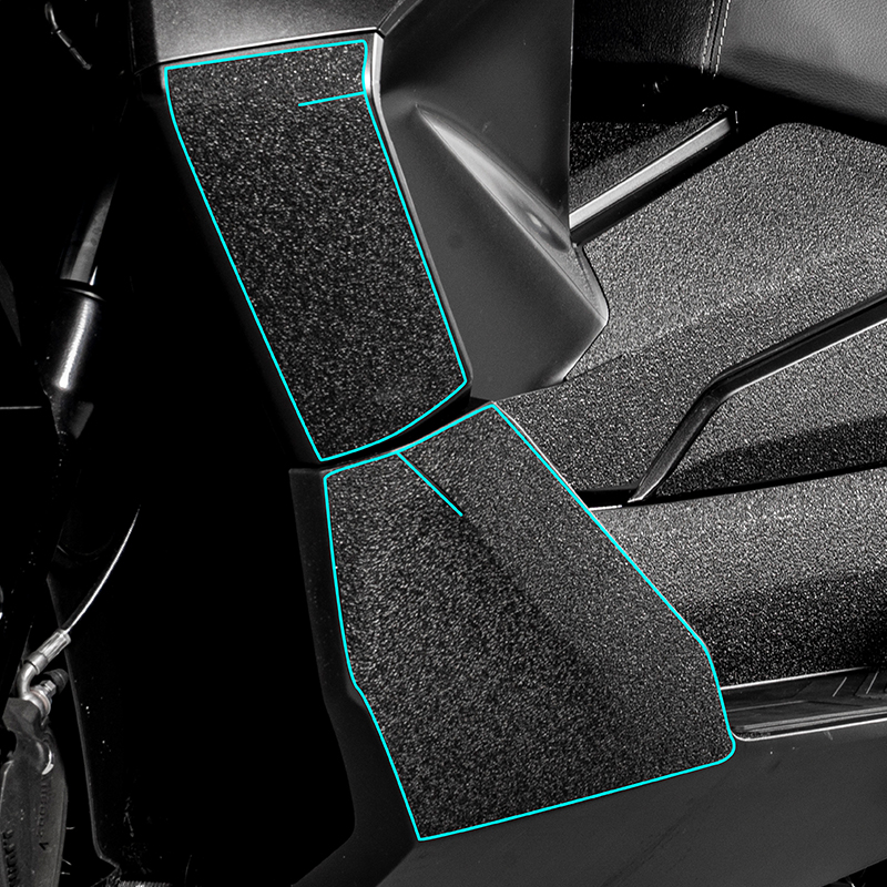 For VOGE SR4 MAX Bike Accessories Armor Protective Sticker Fairing Kits Of Motorcycle Plastic Area Decoration And Refit Decals: Dark Grey