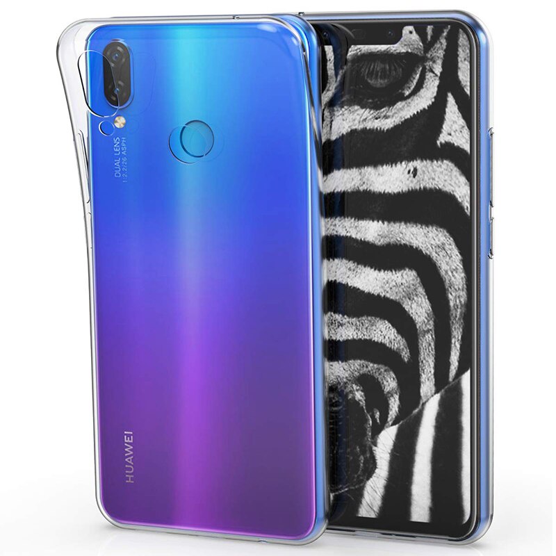 Fundas transparentes de TPU para teléfono Huawei Nova 3i P Smart Plus , funda de silicona suave, funda protectora trasera 360, funda Nova3i: Huawei P Smart Plus