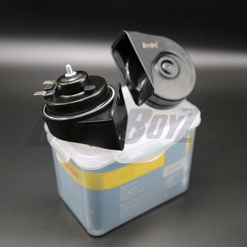 Klaxon universel pour voiture 12V, sans vis, 110-122 db, longue durée de vie, haute et basse technologie