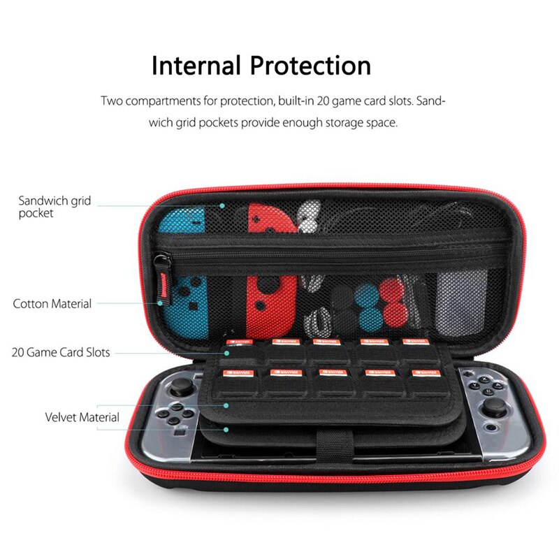 NEUE Portable Hard Shell Fall für Nintend Schalter Nintendos Schalter Konsole Durable Nitendo Fall für NS Nintendo Schalter Zubehör