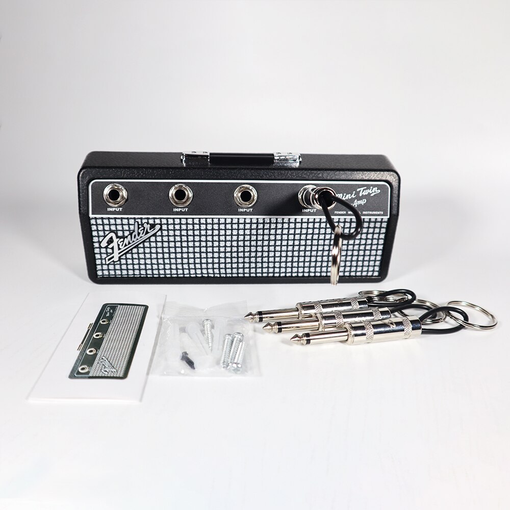 Fender Guitare Blues Porte-Clés De Stockage De Clés Jack II SUPPORT 2.0 électrique Porte-clés Vintage Amplificateur Porte-clés Directe: Fender with 4 keys