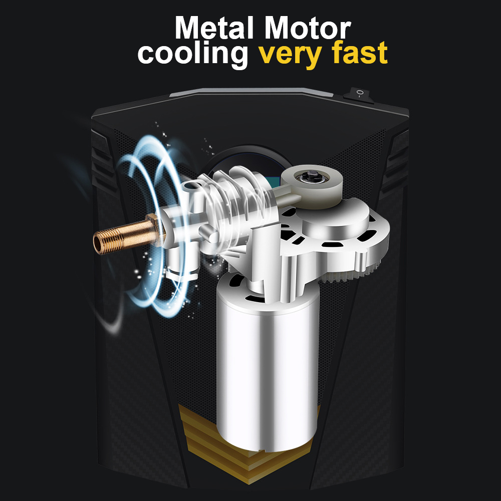 150 PSI Reifenfüller, Auto-Luftkompressorpumpe, tragbar, Digital, DC 12 Volt, für Auto, Auto, Motorräder, Fahrräder, Reifenzubehör