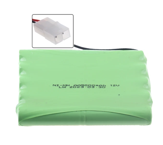 3.6v/4.8v/6v/7.2v/9.6v 5000mah ni-mh aa bateria recarregável para brinquedos rc carros tanques robôs armas barcos brinquedos acessórios: Verde
