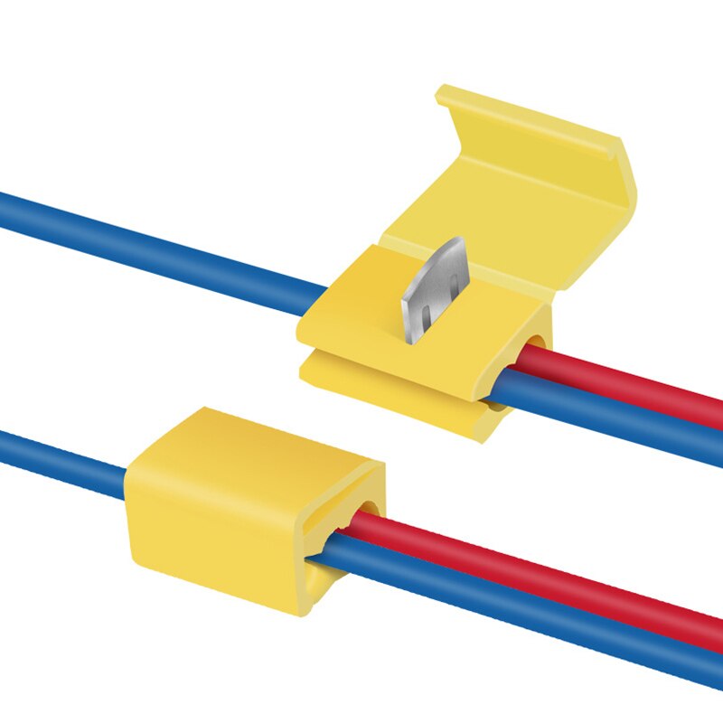 10PCS/20PCS Wire Connector Scotch Lock Snap Without Breaking Cable Insulated Crimp Quick Splice Electrical Terminals Home Tools