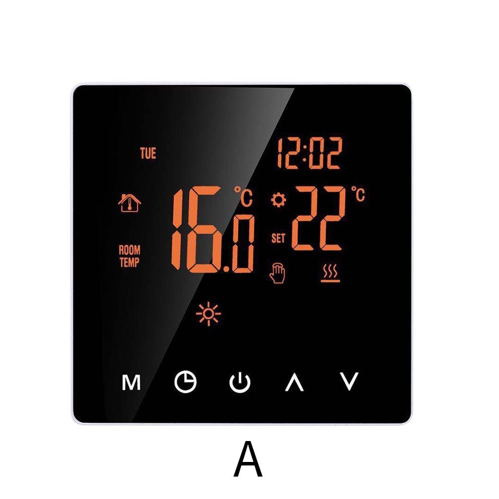 Smart Digital APP Programmable Heating Thermostat Temperature Screen Convenience practical durable Home: no WiFi-A
