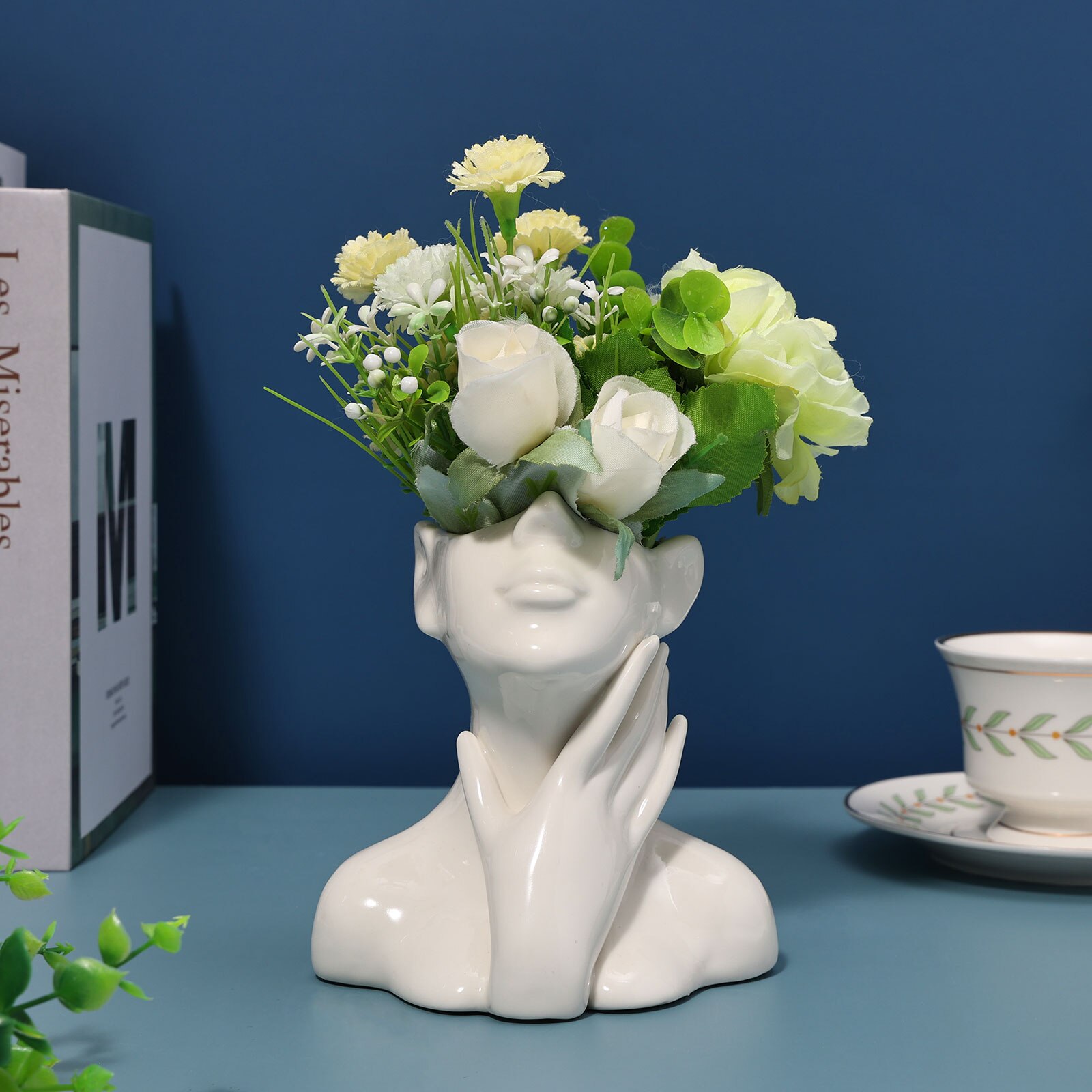Körper Kunst Keramik Vasen Lustige Neuheit Blume Anordnung Dekorative Vase für Wohnzimmer Schlafzimmer Bauernhaus