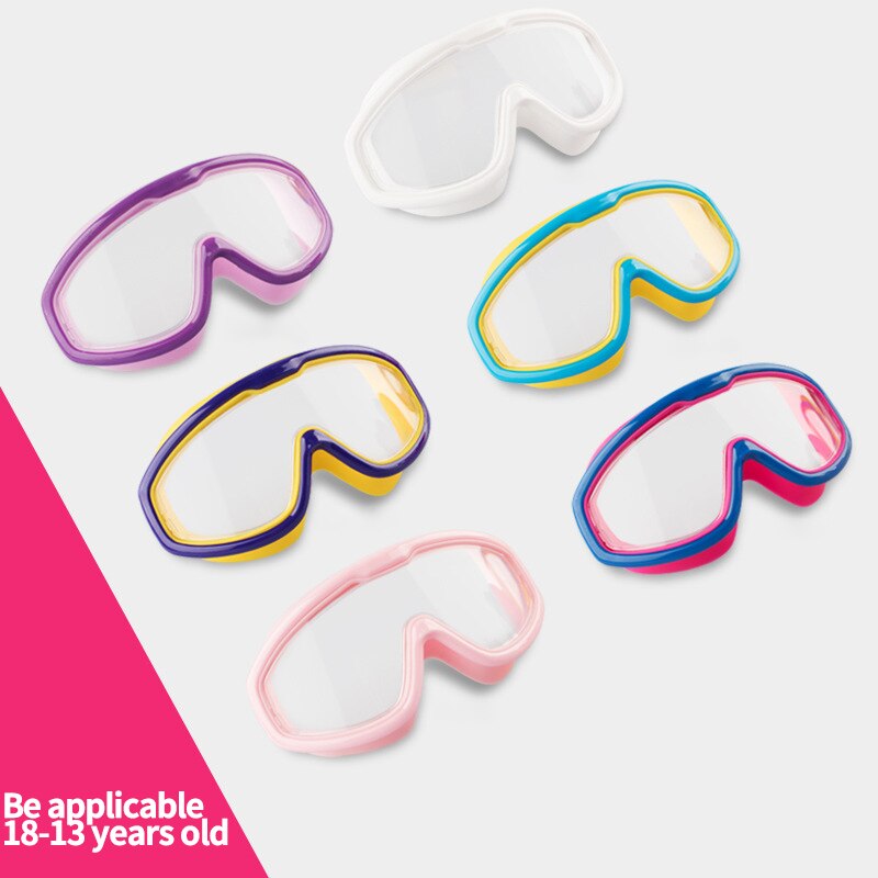 Gafas de protección para niños totalmente cerradas, gafas de natación antiniebla antisalpicaduras: Default Title