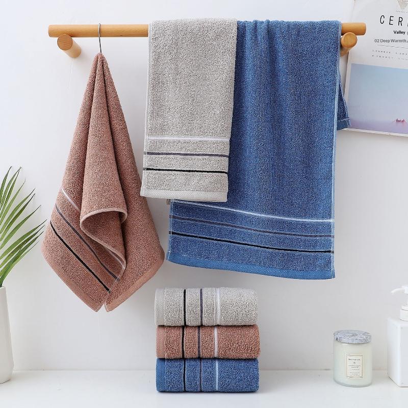 1/3 stuks ultrazachte absorberende katoenen handdoeken, ademend, duurzaam, voor gezicht en bad, voor thuis en de badkamer.
