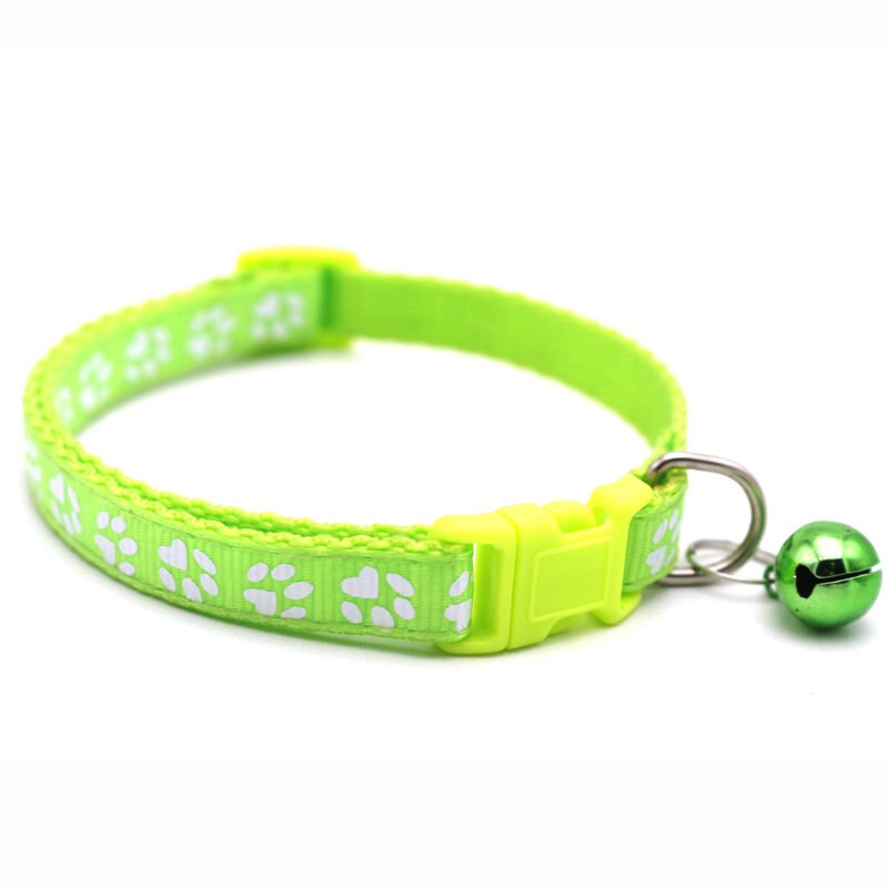 Collier de chat de compagnie fournitures collier de chien avec cloche réglable boucle collier accessoires collier pour chats petits chiens Chihuahua harnais: H