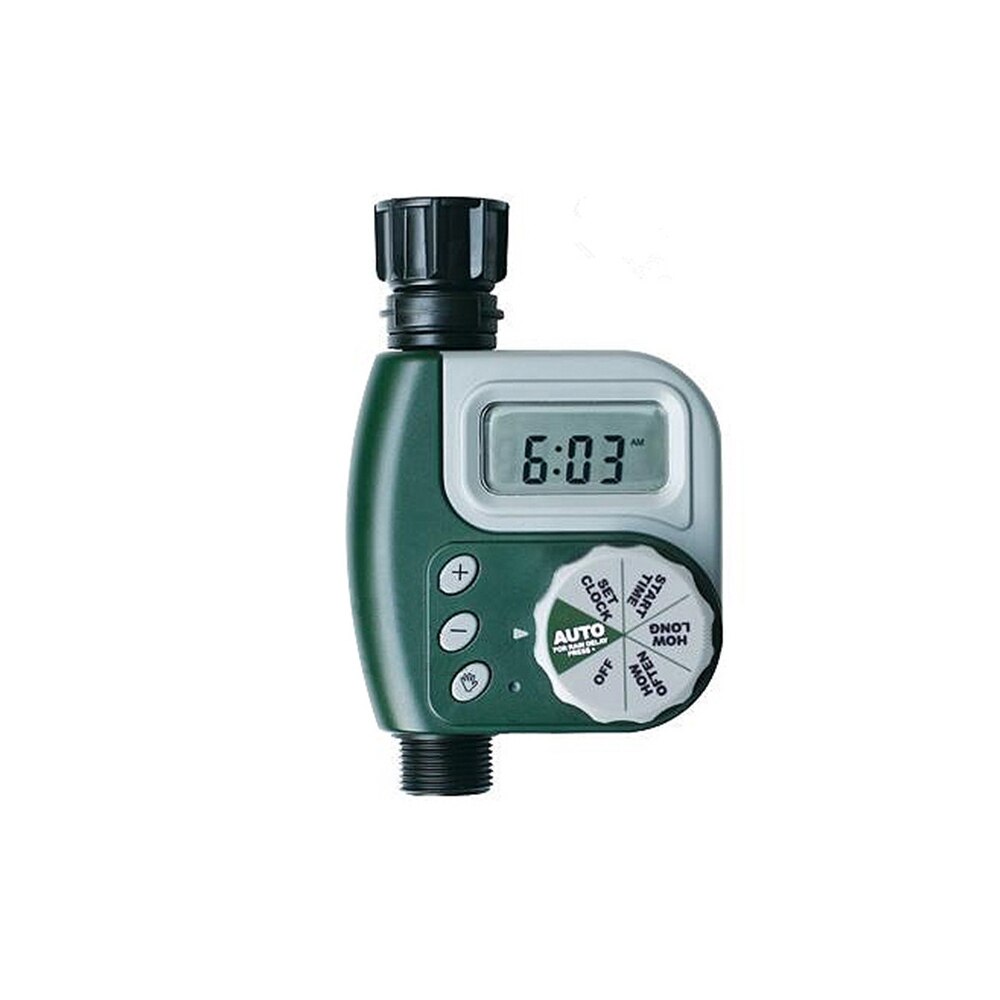 Garden Irrigation Timer Programmable Automatic Electronic Digital Garden Watering Timer Irrigation Controller: Green