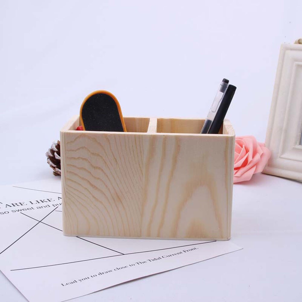 Wooden Pen Holder Office Organizer Pencil Storage Holders Desk Office Accessories Cost-effective simplicity