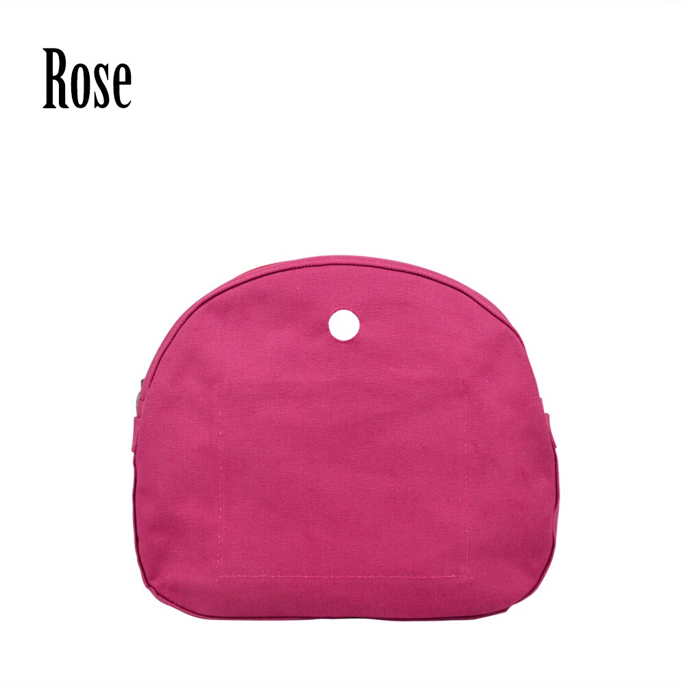 Tanqu lona forro de tecido para omoon luz obag bolso interno cor pura revestimento à prova dwaterproof água inserção organizador para lua bebê o saco: Rosa quente