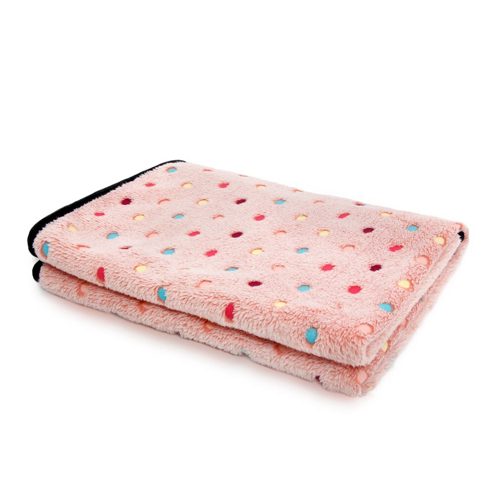 Cane di animale domestico Coperta del Cane Del Gatto Zerbino s Traspirante Morbido Coperta Letto Caldo Pet Coperta di Pelo Letto Copertura Zerbino Criceti Guinea maiali Towl: RY0057 pink / 78x104cm