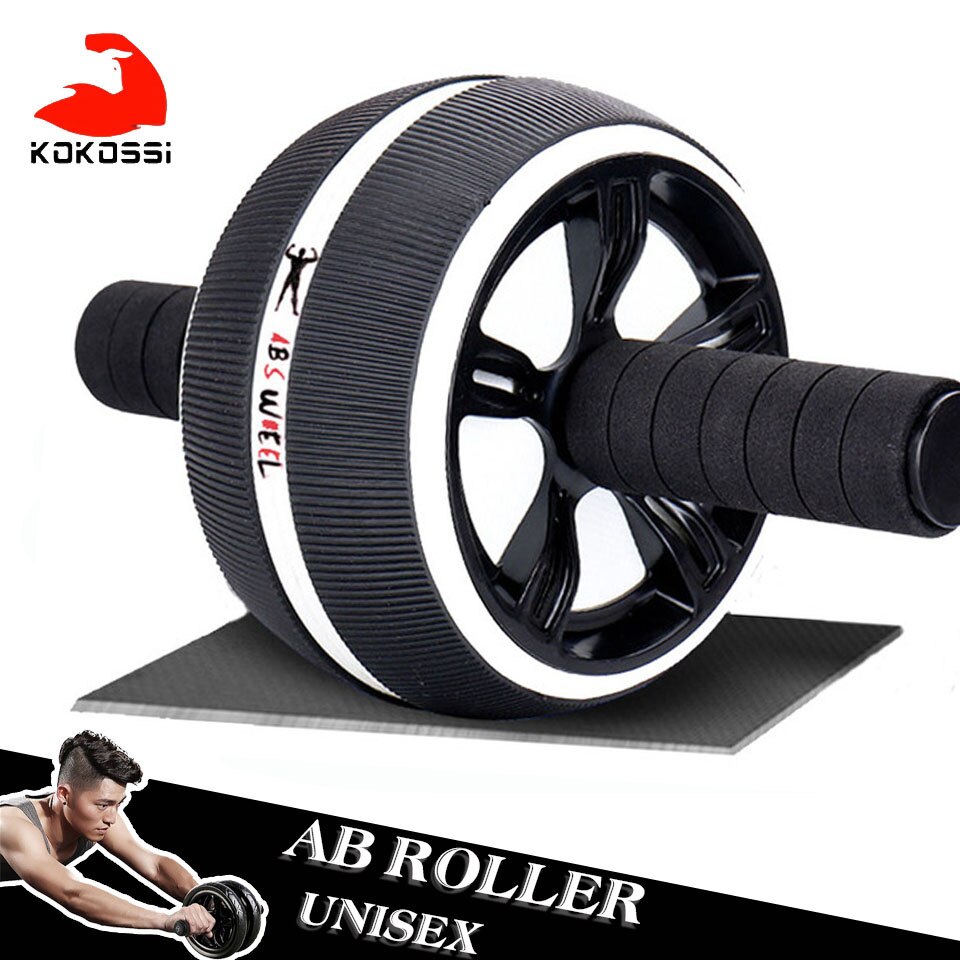 KoKossi moda poćwiczyć koła bez hałasu obręcz na brzuch Roller do ćwiczeń brzucha z mata do ramię talia nogi ćwiczeń sprzęt Fitness na siłownię