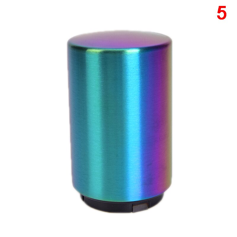 Pocket Rvs Flesopener Automatische Push Down Soda Bier Cap Opening: multicolor