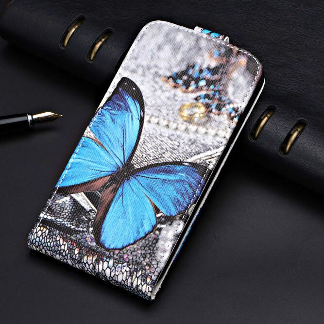 Para samsung galaxy a01 2019 a015f 5.7 case case caso tpu volta capa flip couro vertical caso para samsung a01 a 01 caso: flip butterfly