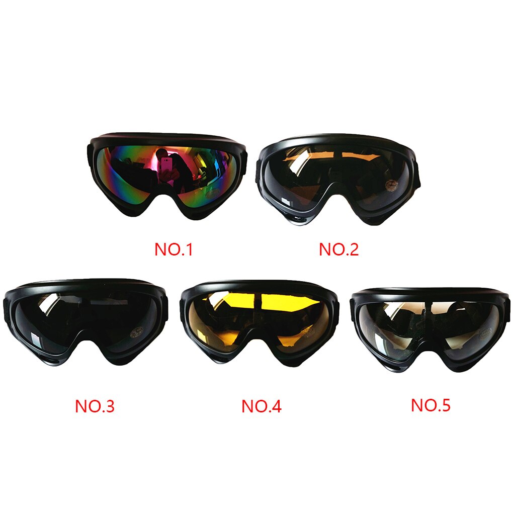 Gafas de ciclismo para hombre y mujer, lentes de deporte de esquí a prueba de viento, gafas de montar portátiles, Snowboard, esquí de montaña