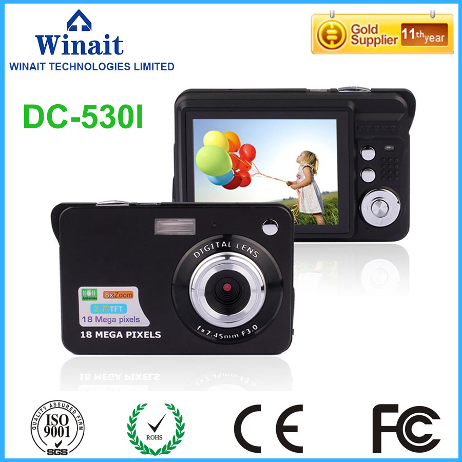 plus récent 2.7 pouces écran moins cher appareil Photo avec 8X Zoom numérique Anti-secousse Mini appareil Photo numérique fabriqué en chine