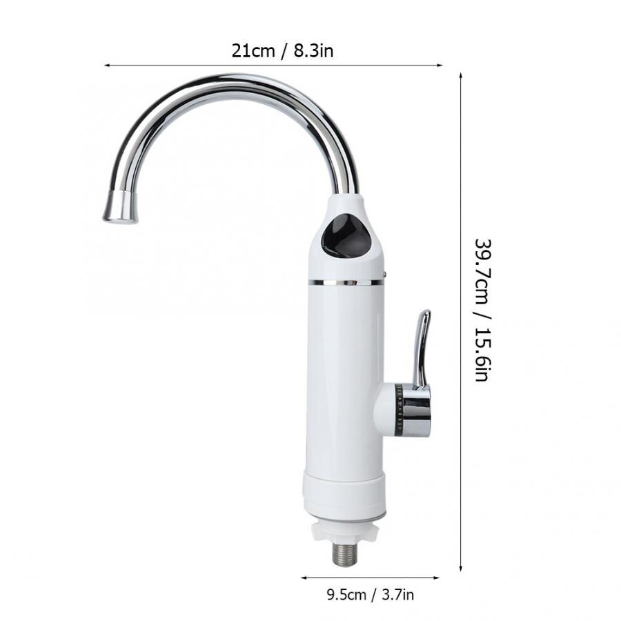 3000W Elektrische Boiler IPX4 Elektrische Verwarming Water Tap Instant Water Kraan Thuis 220-250V Eu plug