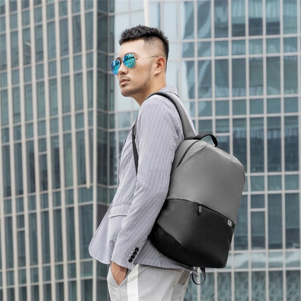 Date Original Xiaomi Simple sac à dos décontracté 20L grande capacité Super léger innovant imperméable poches latérales sac à dos pour ordinateur portable