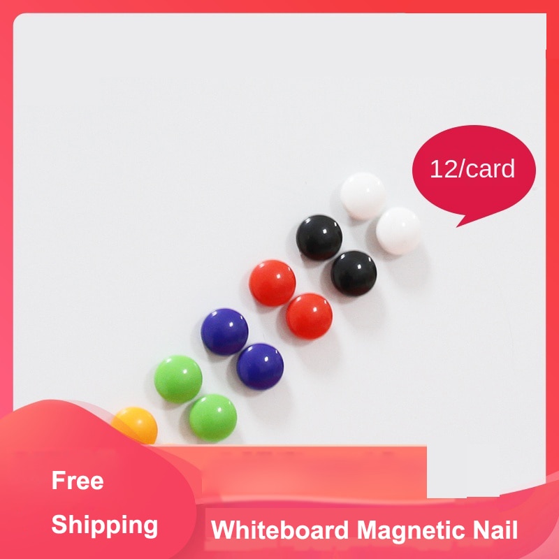 Whiteboard Magnetische Nail Whiteboard Magnetische Gesp Kleurrijke Schoolbord Stickers Magneti Leermiddelen Magnetische Sucker
