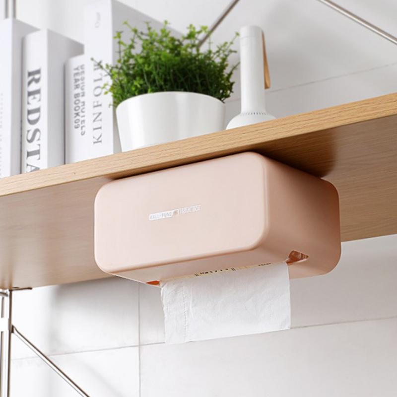 Toiletrolhouder Wall Mount Papier Houder Voor Wc Plank Doos Keuken Opbergdoos Organizer Badkamer Accessoires Cocina
