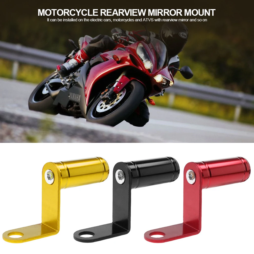 Motoraccessoires Achteruitkijkspiegel Mount Extender Beugel Houder Klem Bar Telefoonhouder Hevels Meerdere functies