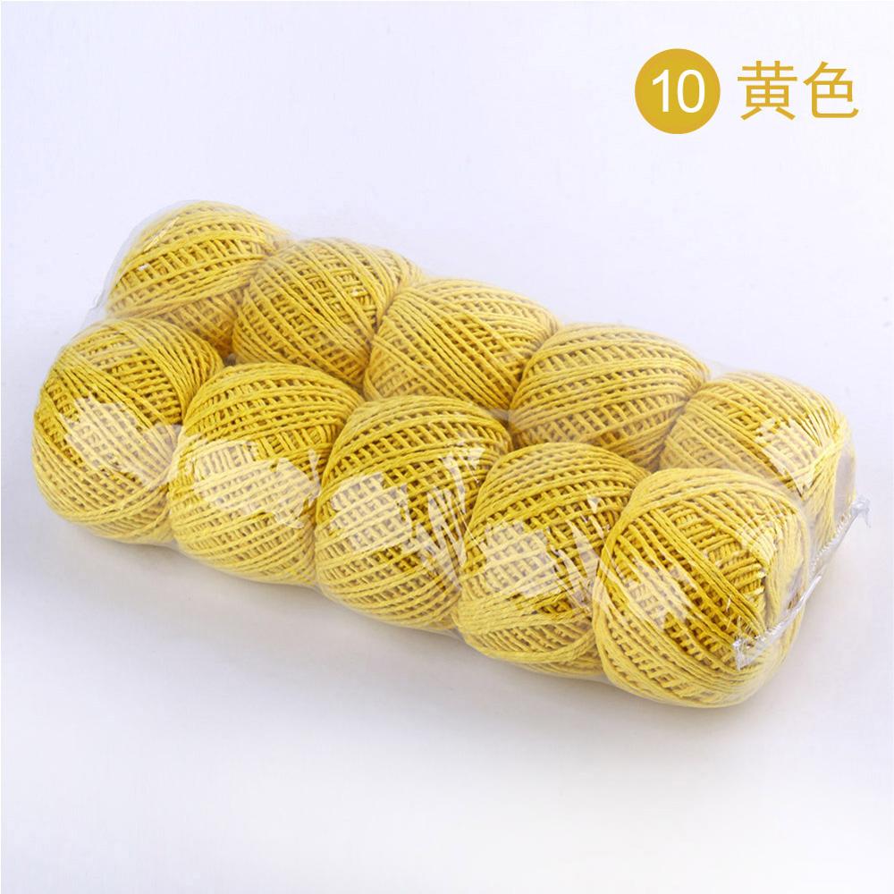 Dwa kolory bawełny piekarze sznurka liny rustykalny, wiejski rzemiosło akcesoria do rękodzieła: 10 Pcs 3
